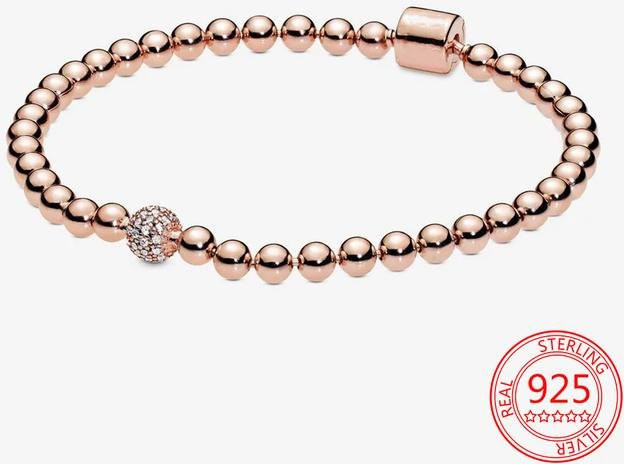 Wucifang Jewelry Armband 925 Sterling Silber, Unendlich Geknotetes Herz, Damen, 21cm - Bild 1