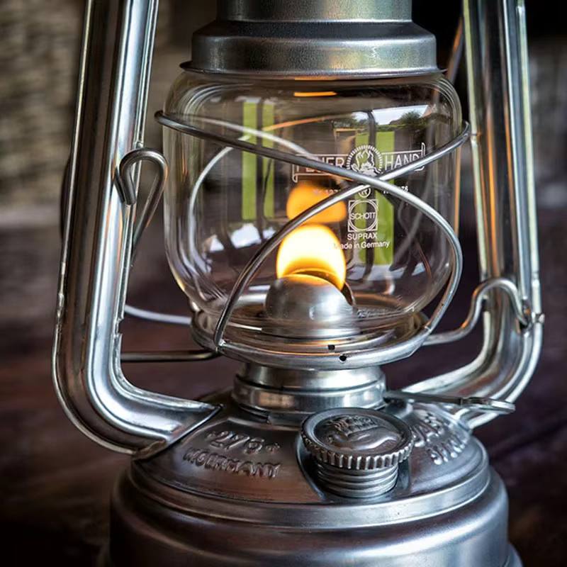 GO PEAK Retro Outdoor Handlampe Tragbare Camping Kohle Öl Lampe - Bild 2