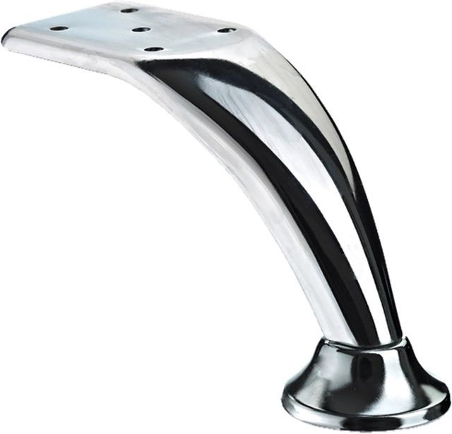 Hettich Möbelfuß Bresta in Chrom/Silber, B/T/H: 5,0 x 14,0 x 9,5 cm - Bild 1