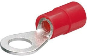 Knipex 97 99 172 Kabelschuhe Ringform isoliert rot 2x 200 Stück - Bild 1