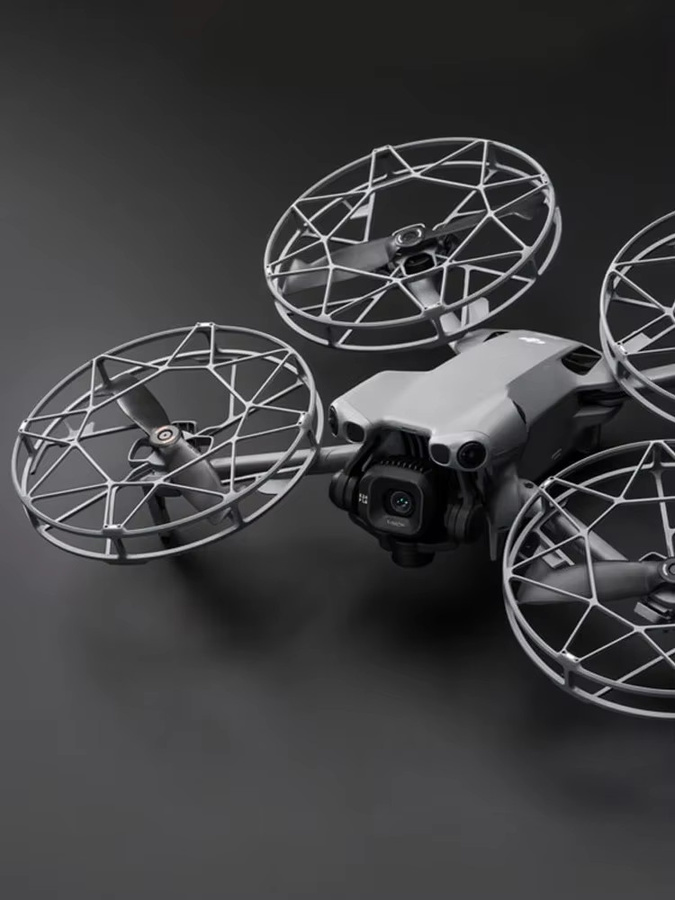 DJI Mini 5 Pro Propellerschutz mit Snap-On-Design in Grau - Bild 3
