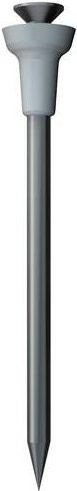 OBO Bettermann Linsenkopfnägel aus gehärtetem Stahl in Silber, Durchmesser: 2 mm, Länge: 18 mm, 1000 Stück - Bild 1