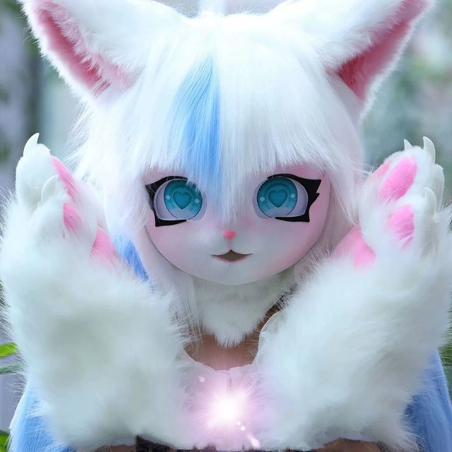 Novedan Fursuit Kigurumi Headset, Puppenkostüm, Tiere, Plüsch / Textil - Bild 1