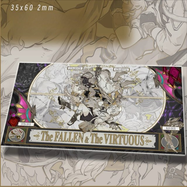 Yu-Gi-Oh! The Chronicles The Fallen & The Virtuous Spielmatte, Gummi - Bild 1