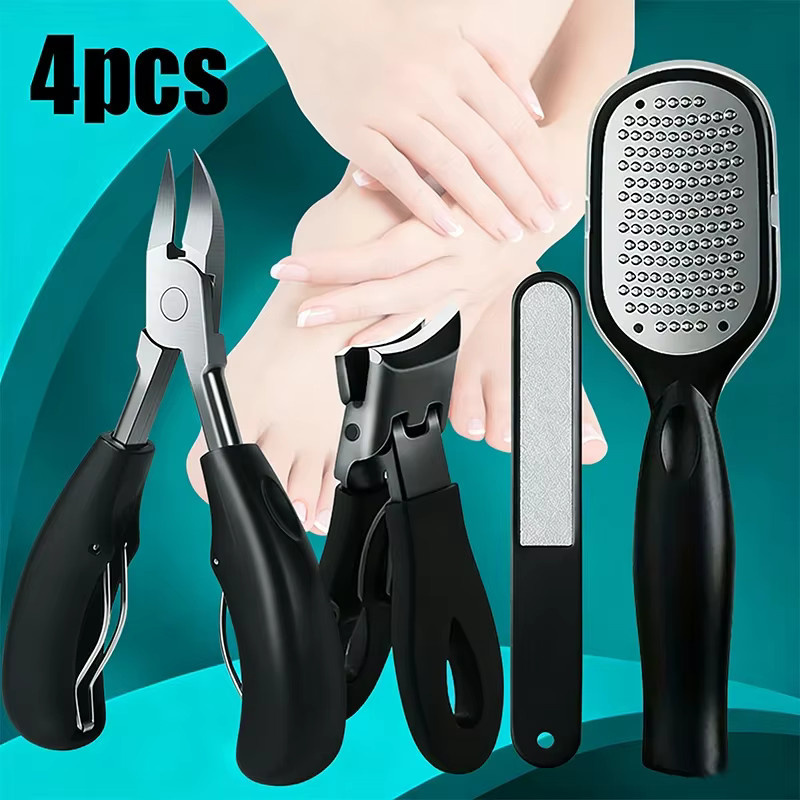 Ouriner Nagelpflege-Werkzeugset, 4-teilig, Unisex - Bild 2