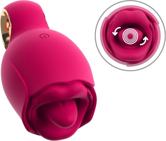 You2Toys Auflegevibrator Oral Fun mit vibrierender Leck-Zunge in Pink - Bild 1