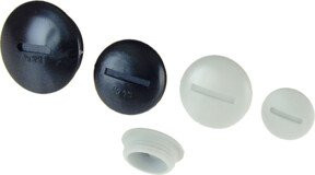 Plica Blindstopfen aus Kunststoff in Schwarz 907216720 - Bild 1