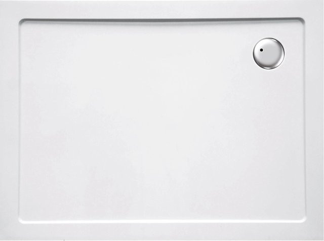 Sanotechnik Duschwanne SMC Rechteck Weiß B/T: 100 x 90 cm - Bild 1
