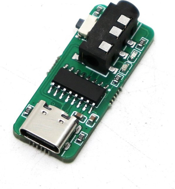 DYKBmetered CW-Tastatur-Trainer-Adapter Typ-C USB MorseLink für Computer-Anschluss zum Morsecode-Training für Amateur-Funk (HAM Radio) in Grün - Bild 1