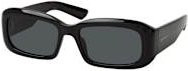Saint Laurent SL 809 Sonnenbrille, Rechteckig, Vollrand, Kunststoff, Black, Unisex - Bild 1