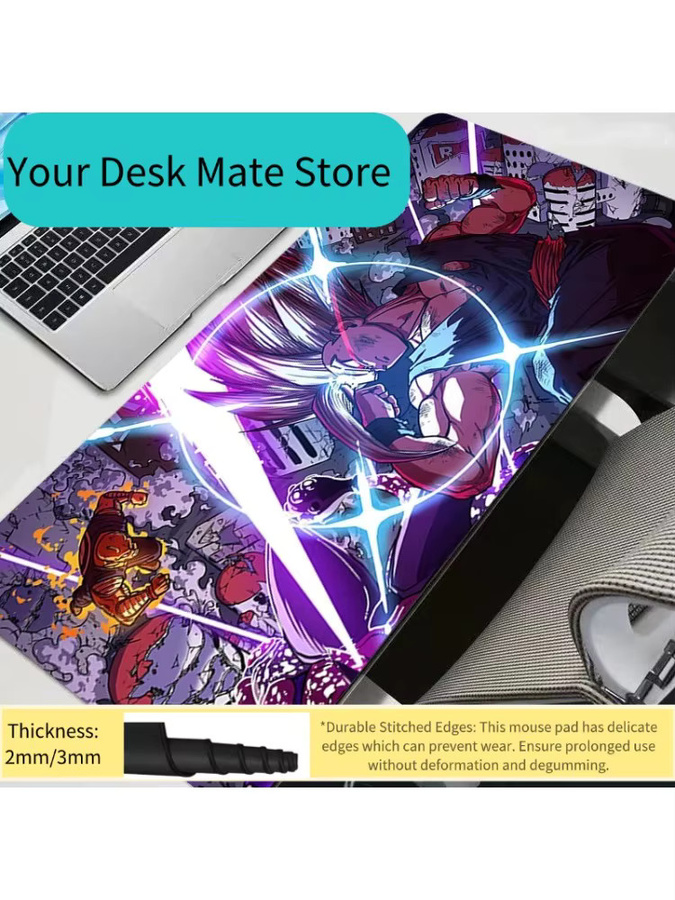 Bandai Dragon Ball Z Gaming-Tastaturunterlage XL Schwarz Multicolour Mauspad für PC und Laptop - Bild 2