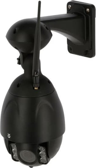 Kerbl IPCam 360 FHD Überwachungskamera mit optischem Zoom und Wi-Fi in Schwarz - Bild 1
