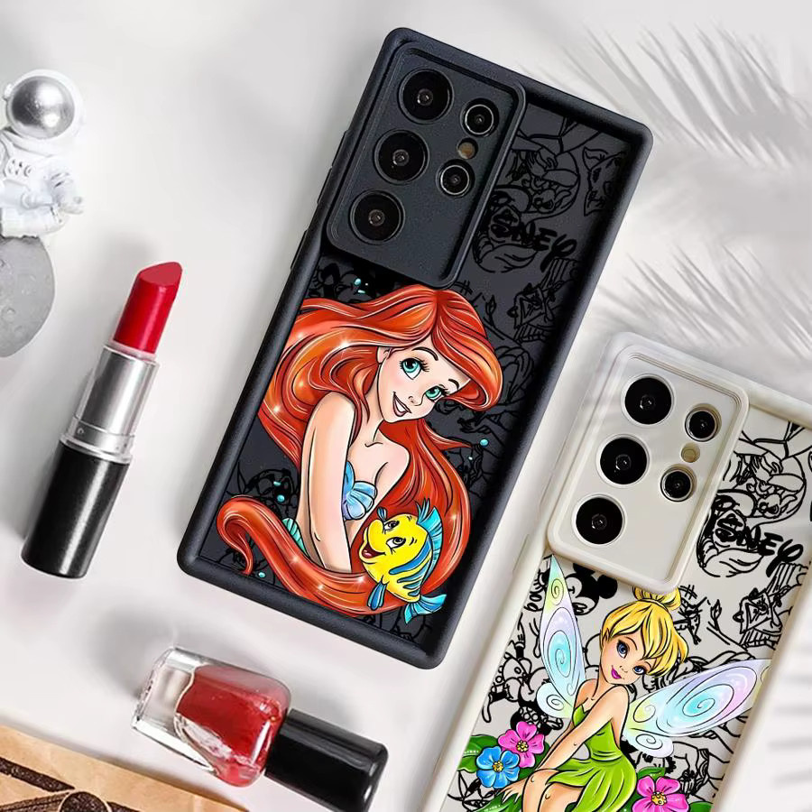 Disney Princess Cartoon Softcover Handyhülle für Samsung Galaxy S26 Ultra S25 S24 S23 S22 S21 S20 FE Plus und Edge in Multicolour - Bild 3