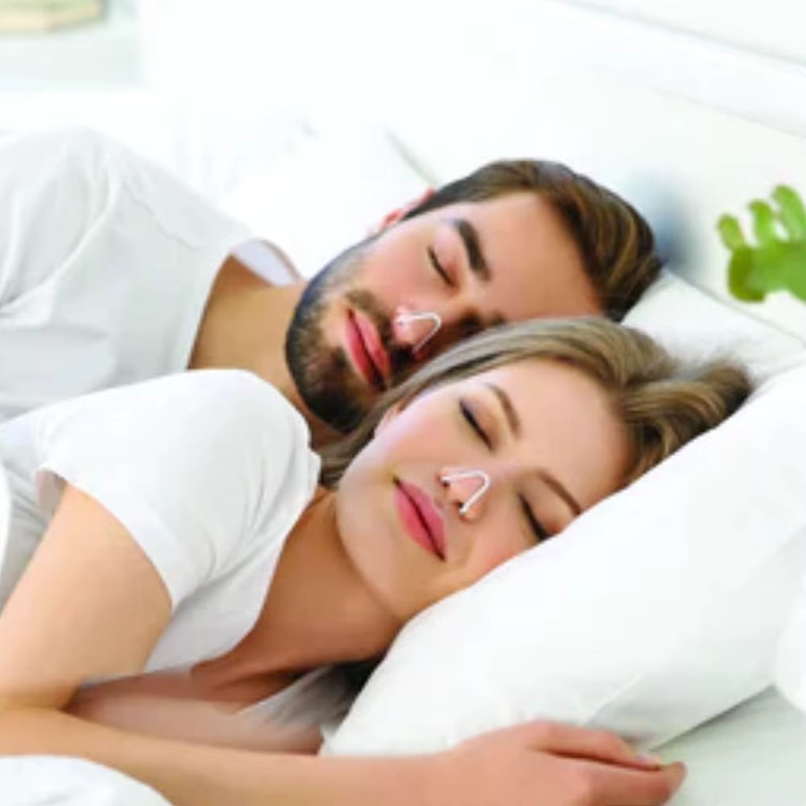 Silikon-Anti-Schnarch-Nasendilatator, Nasenklammer-Hilfe, Unisex - Bild 4