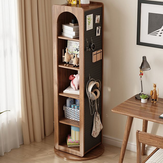 Modernes stehendes Bücherregal von DUTRIEUX aus Holz in Braun mit Rückwand und mattem Finish - Bild 1