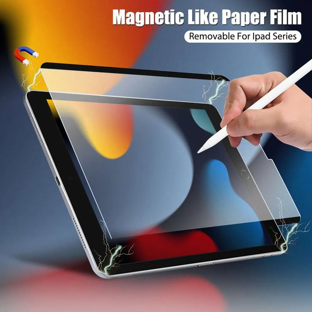 Papiermagnetischer Displayschutz für iPad 5 bis 10. Generation, iPad Pro 11 und 12.9, iPad Air 4 und 5, iPad Mini 6 sowie iPad 2024 von MARTIN STELLA - Bild 1