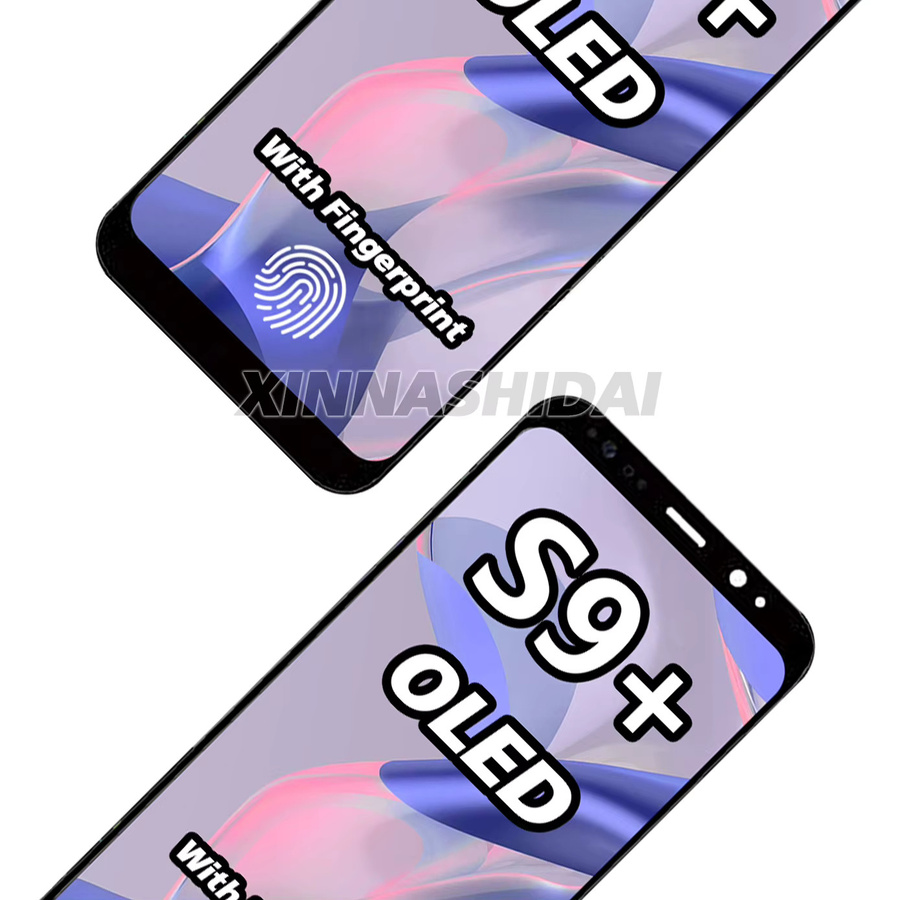Samsung Galaxy S9 Plus Ersatz Display mit Touchscreen Digitizer Montage und Rahmen in Schwarz - Bild 2