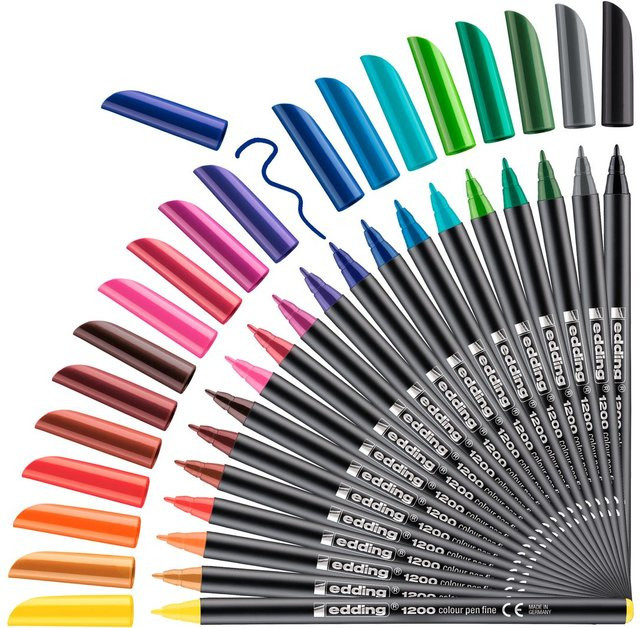 edding 1200 Color Pen Multicolor mit feiner Spitze - Bild 1