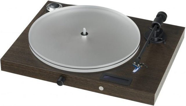 Pro-Ject Juke Box S2 Plattenspieler mit Bluetooth und Pick it 25A Tonabnehmer, Eukalyptus furniert, Braun - Bild 1