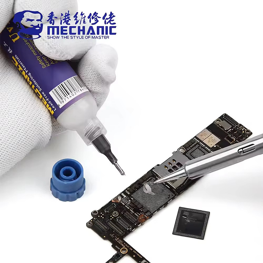 MECHANIC UV223/UV559 No-Clean Bleifreies Lötflussmittel Hochaktiv für BGA SMD PCB Handy-Löt- und Reparaturarbeiten - Bild 1