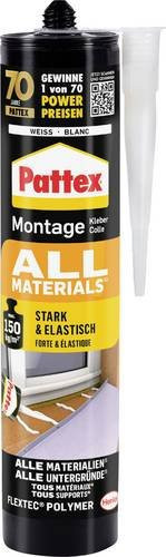 Pattex All Materials Montagekleber Weiß 450 g - Bild 1