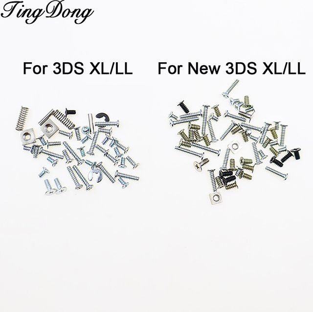 Komplettes Philips Ersatz-Schraubenset in Silber für Nintendo 3DS XL, 3DS LL, neue 3DS XL und neue 3DS LL Gehäuse - Bild 1