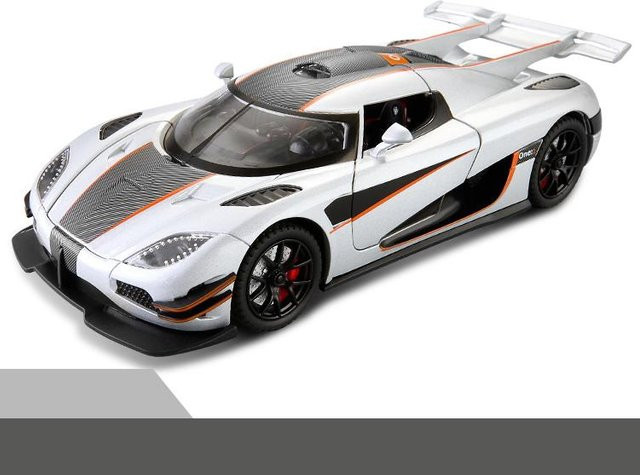 Linyi toy car Hypercar Legierungsmodell, Metall, 1:24, mit Sound und Licht, ab 14 Jahren - Bild 1