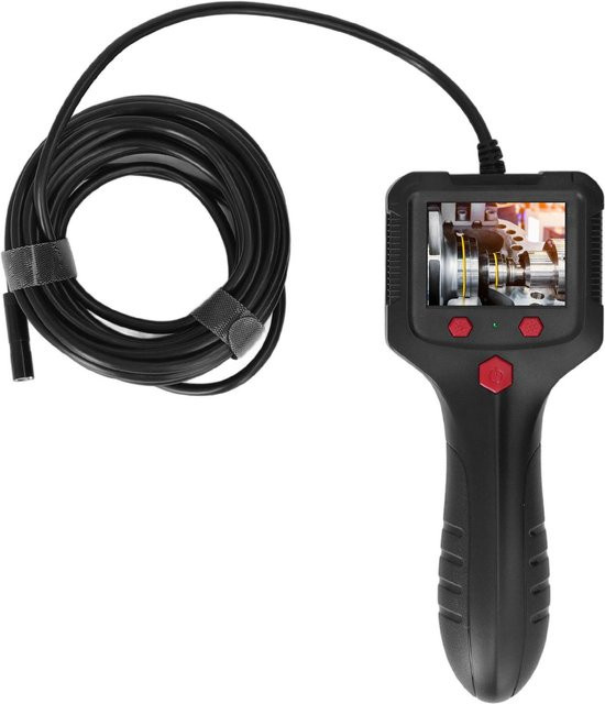 KONNWEI Industrielles Endoskop Handheld Inspektionsbohrscope mit 2,4-Zoll-LCD-Bildschirm, 8-mm-Objektiv und IP67 Wasserdichtigkeit, Schwarz - Bild 1