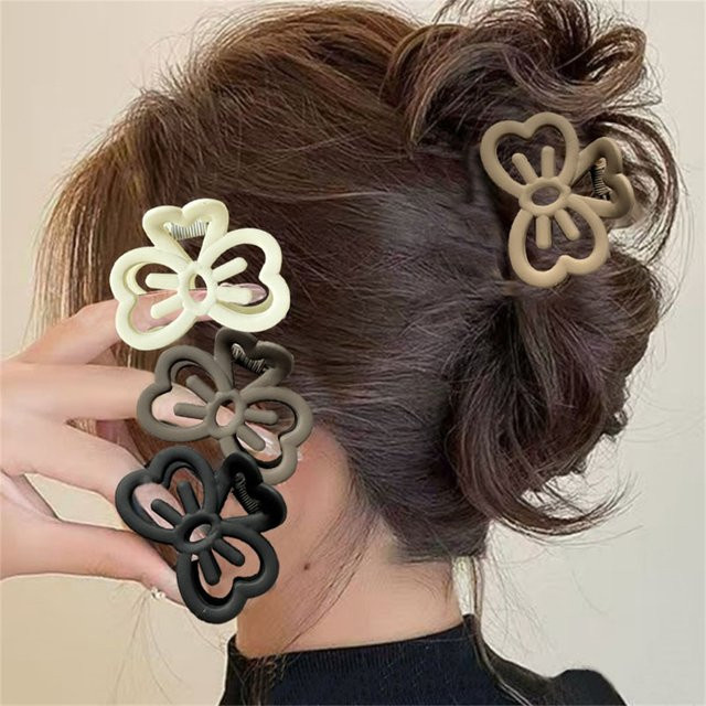 VIKAR Haarclip Set Katze Schleife, 4 Teile, Damen - Bild 1
