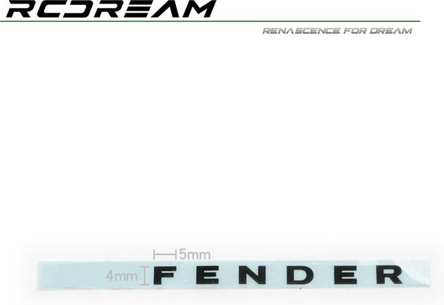 RCDream Metall Emblem Abzeichen, Alphabet Logo, Grün, Körper Dekoration Teile - Bild 1