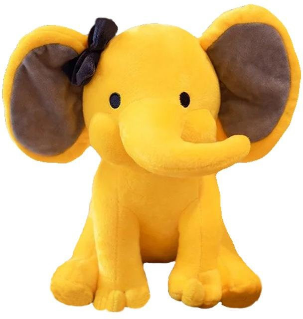 Bai Fen Bai Toys Stitch Elefant Plüschtier gelb - Bild 1