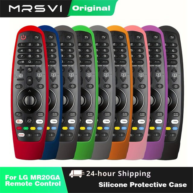 MRSVI Magic Remote Cover für LG AN-MR600 MR650 MR18BA MR19BA MR20GA – Weiche Schutzhülle für Smart OLED TV Fernbedienung in Blau - Bild 1