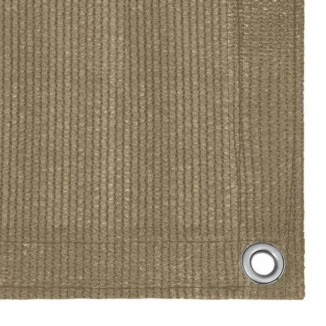 vidaXL Balkon-Sichtschutz aus HDPE in Beige, Breite: 120 cm, Länge: 600 cm - Bild 1