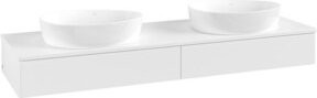 V&B Waschtischunterschrank Antao mit integrierter Beleuchtung, Weiß, B/T/H: 160 x 50 x 0 cm - Bild 1
