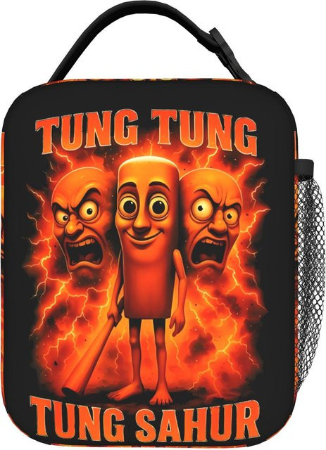 Isolierte Lunchtasche mit Meme-Motiv von Fancy Style Studio, Mehrfarbig, One Size - Bild 1