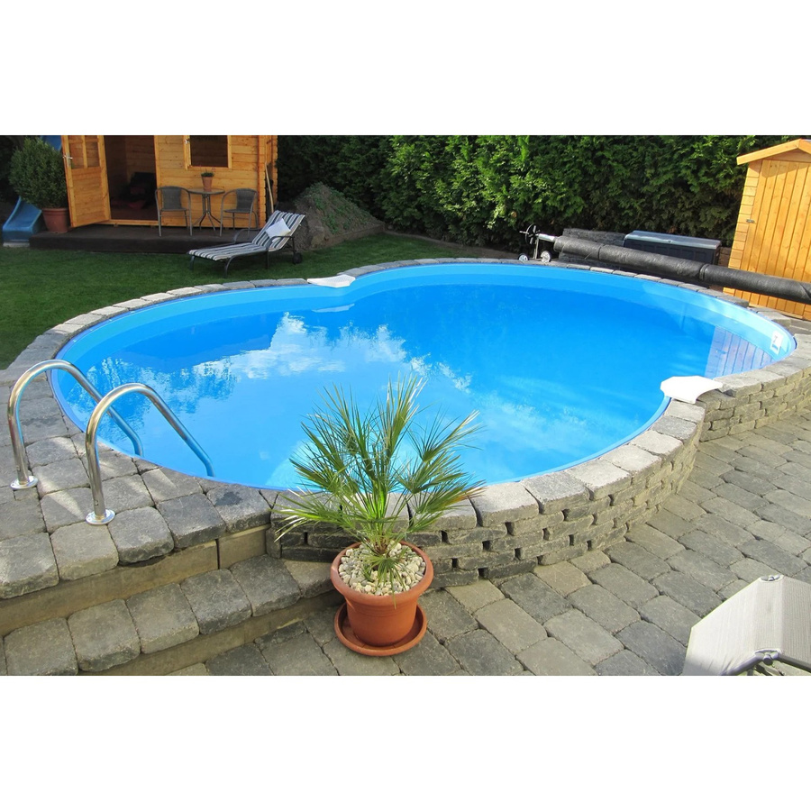 Summer Fun Stahlwand-Pool Calypso Achtform, weiß, B/T/H: 525 x 320 x 150 cm - Bild 2