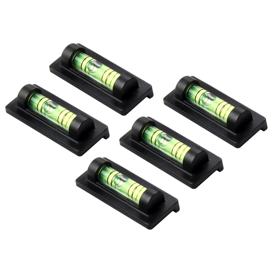 Magnetische Nivellierwaage mit Basis und Messblasen in Schwarz - Bild 3