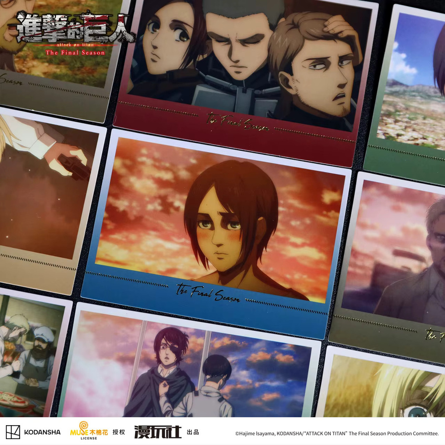 XINGHEDONGMAN Attack on Titan Fotopapier, 10-teiliges Set, bunt - Bild 4