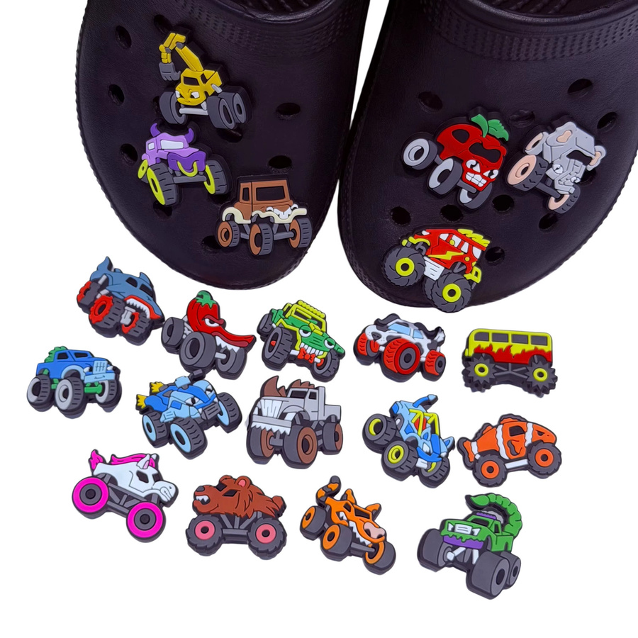 Happye&TiTi Sandalen-Charms, Frosch- und Hai-Trucks, Unisex - Bild 3