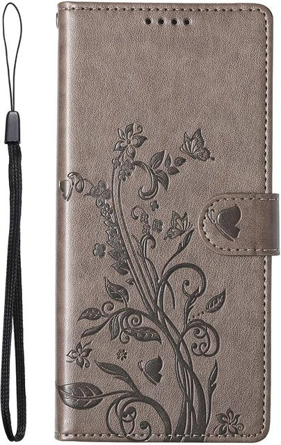 Flip-Ledertasche mit Kartenhalter für Samsung Galaxy S26 S25 S24 S23 S22 S21 S20 S10 Ultra FE Plus in Braun - Bild 1