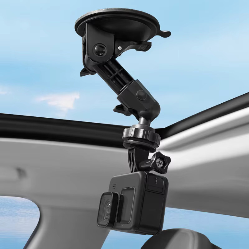 DJI Saugnapfhalterung X5 Adapter für Osmo Pocket 4/3 Auto-Halterung Erweiterungskit in Schwarz - Bild 4