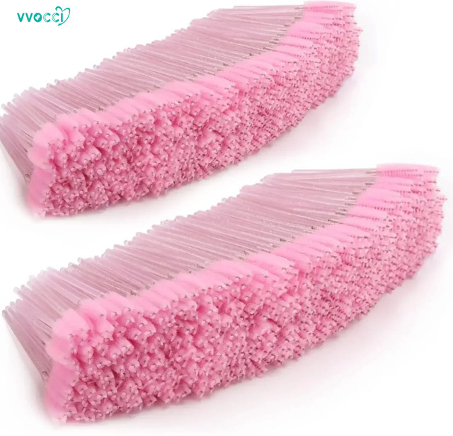 vvocci Mascara-Bürsten Spoolies, Crystal Black, 50 Stück, Unisex - Bild 1