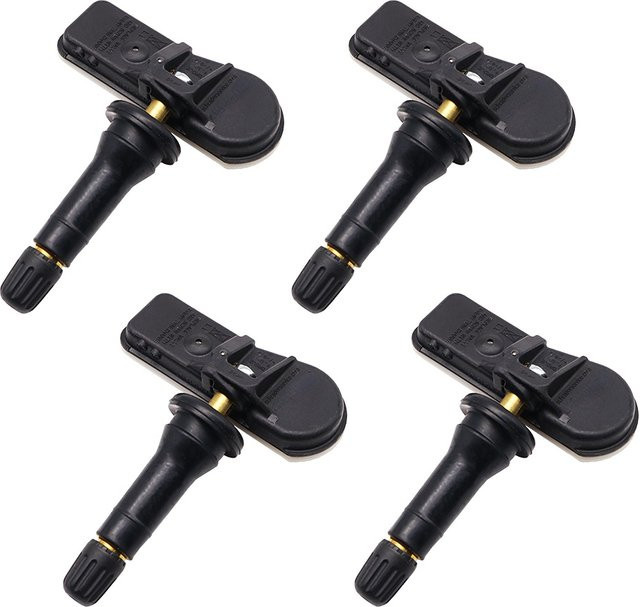 GANGLE Reifendruckkontrollsensor TPMS Sensor 433 MHz für Peugeot Partner Tipi und Citroen in Schwarz - Bild 1
