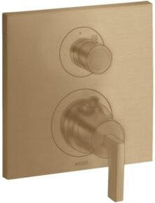 Hansgrohe Axor Citterio UP-THM Fertigmontageset mit Einhebelmischer und Thermostat in Brushed Bronze - Bild 1