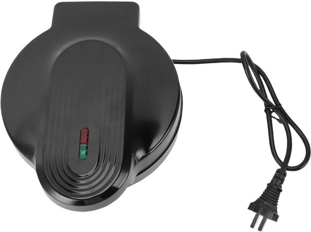 GoolRC Elektrische runde Grillplatte mit Antihaftbeschichtung und Doppelseitiger Heizung, 1000 W, Schwarz - Bild 1