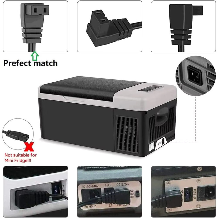 ARB 12V Auto Kühlschrank Netzkabel mit Zigarettenanzünder Adapter in Schwarz - Bild 5
