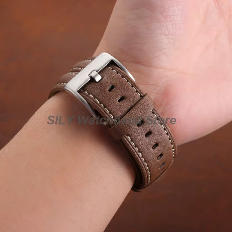 Uhrenarmband Rindsleder, 22 mm, Herren und Damen, Smartwatch-Armband - Bild 3
