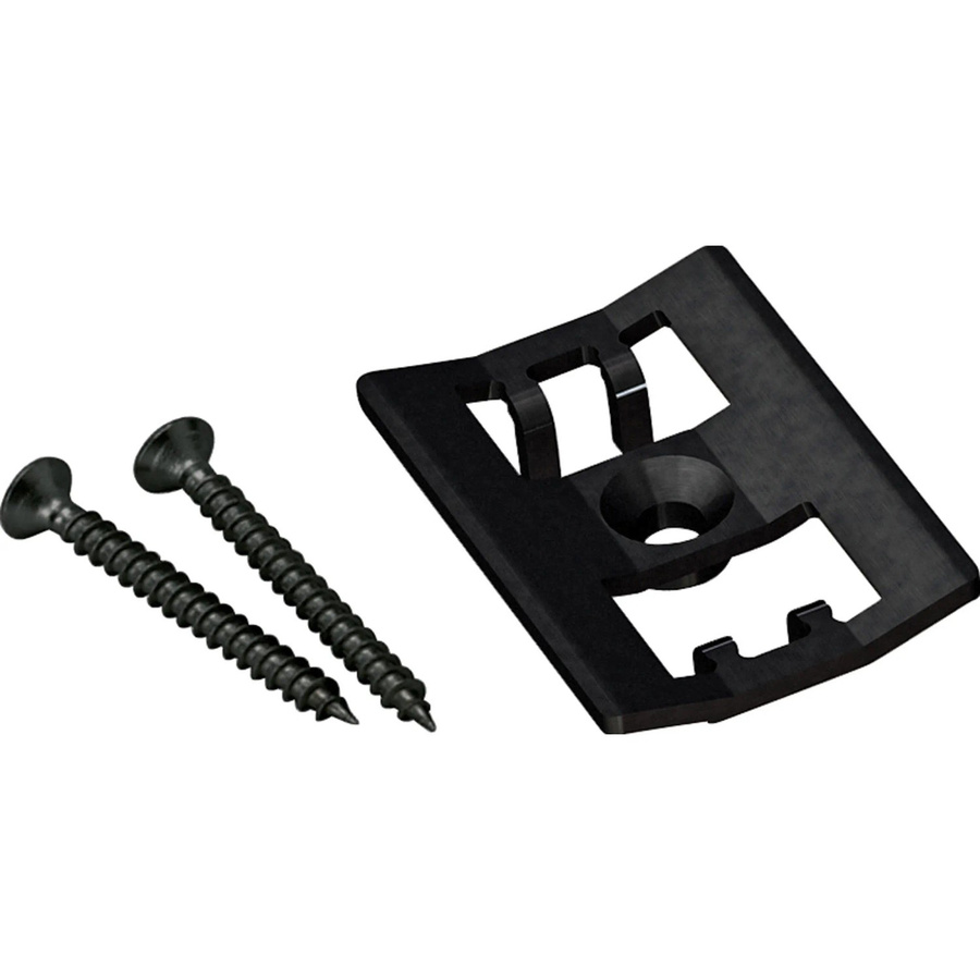 Rettenmeier Universal-Terrassenclip Click-System aus Edelstahl in Schwarz, 20 Stück - Bild 2