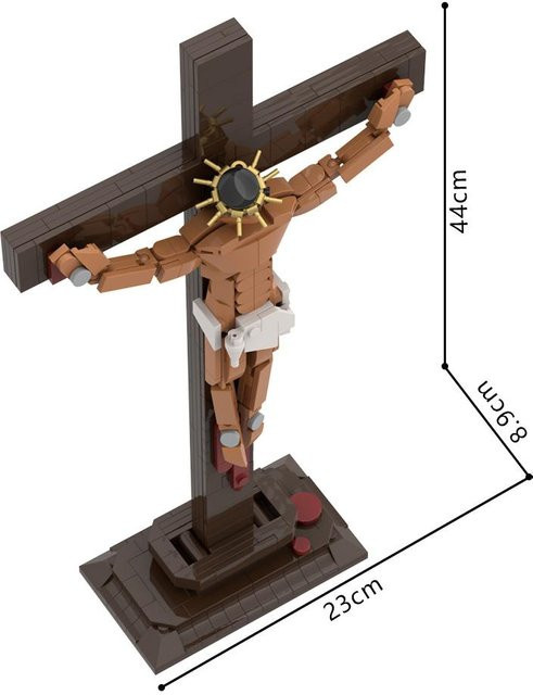Gobricks Jesus wurde gekreuzigt Bausteine Spielzeug ab 14 Jahren - Bild 1