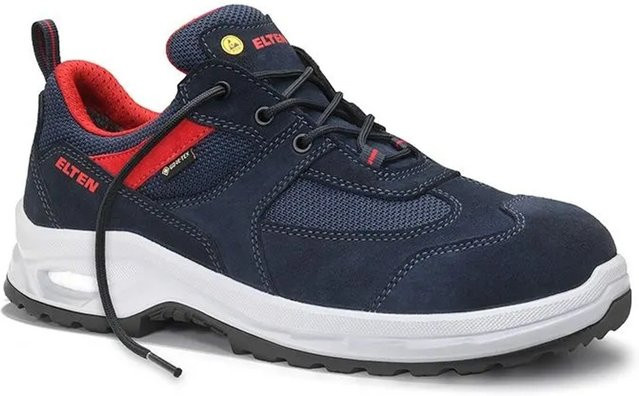 Elten Sicherheitshalbschuh Robson XXP GTX Blue Red Low ESD S2 WR aus Veloursleder Größe 48 - Bild 1
